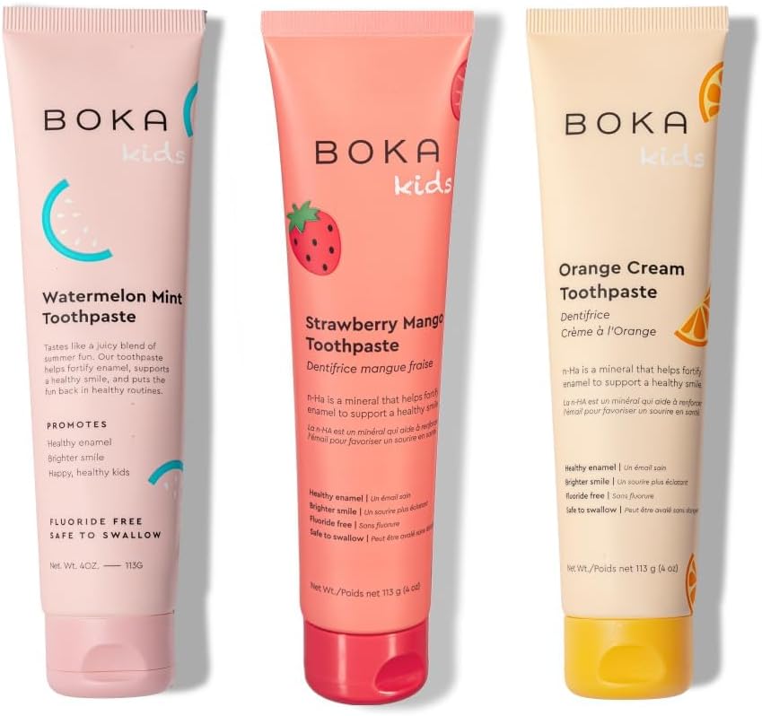 Boka Fluoride Free Toothpaste with Nano Hydroxyapatite for Kids