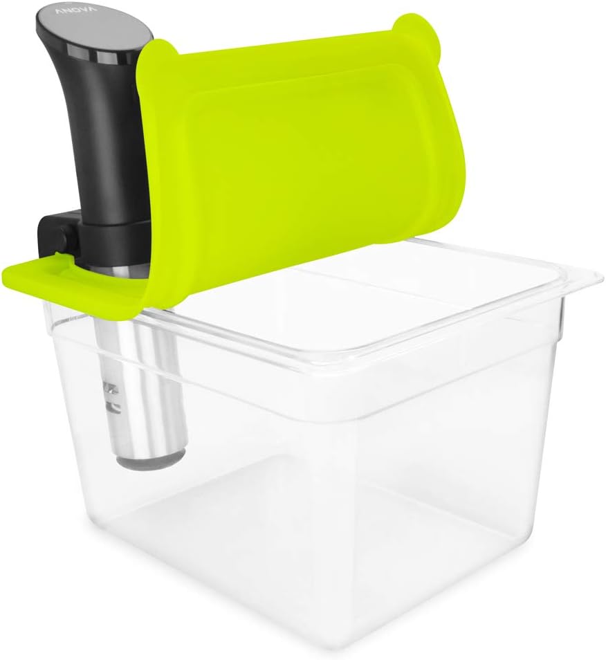 EVERIE Sous Vide Container with Universal Silicone Lid Bundle