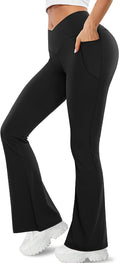 High-Waist Flare Leggings: Stylish Gym Essential