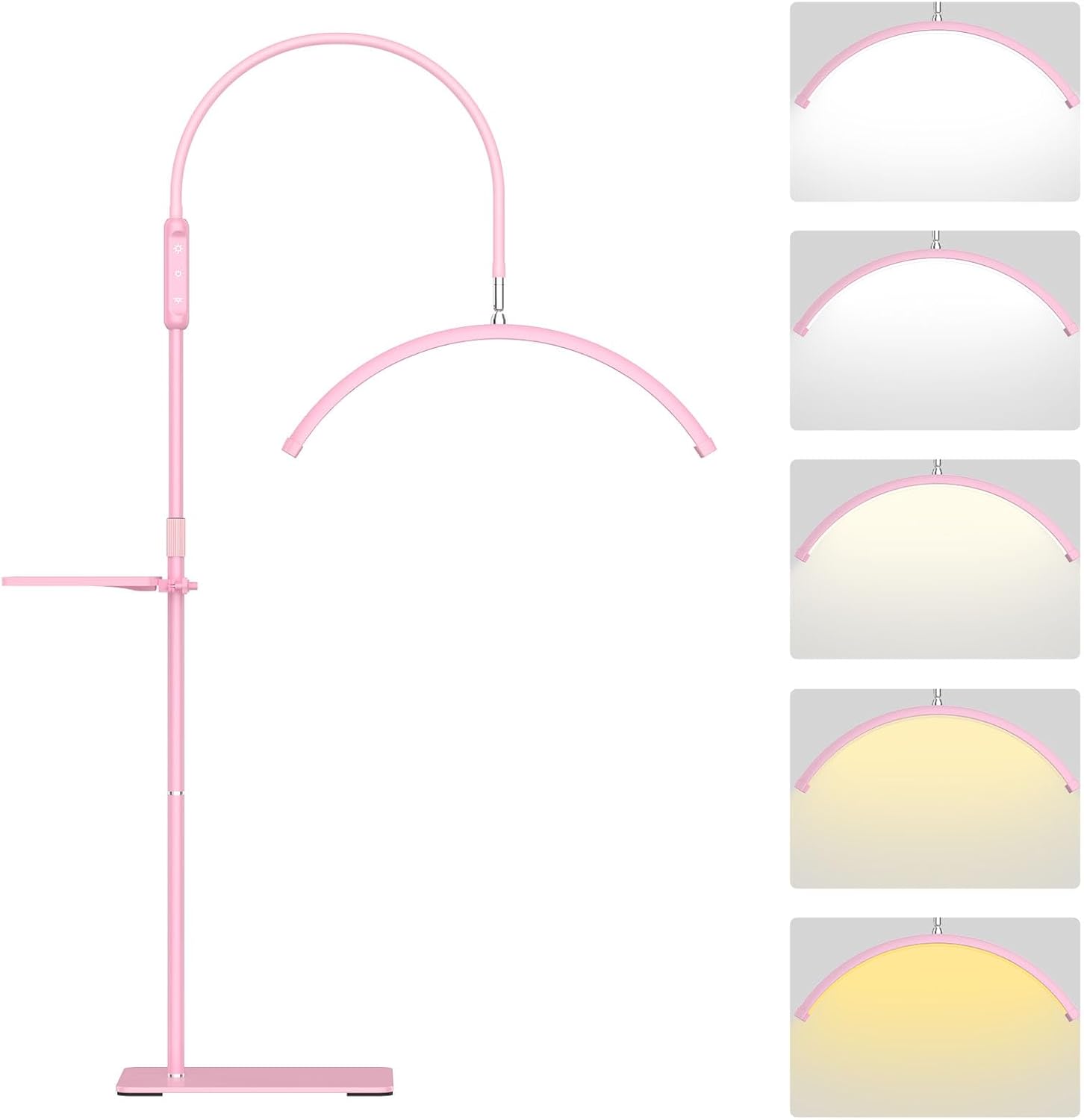 Professional Half Moon LED Light for Beauty Tasks & Artists