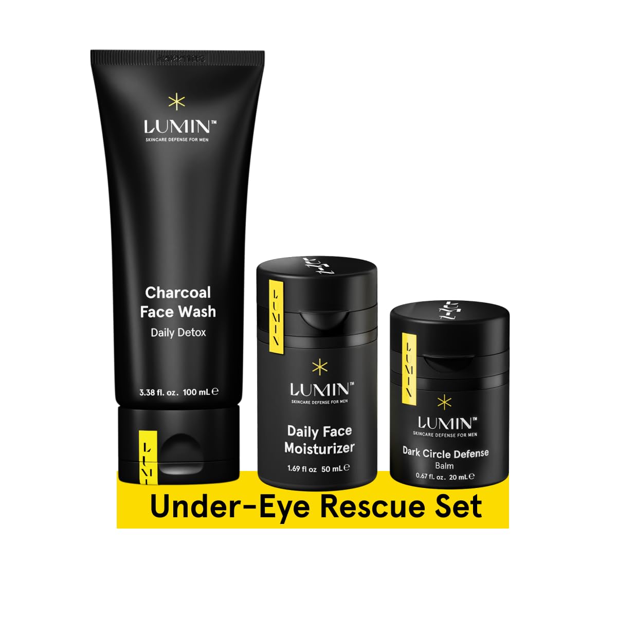 Lumin No Baggage Trio Skincare Kit for Dark Circles & Puffiness
