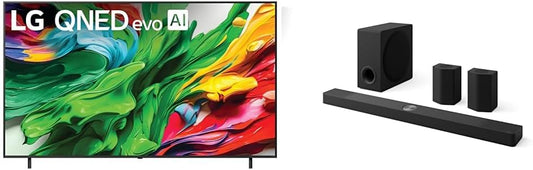 LG 86-Inch QNED85A 4K Smart TV & 9.1.5-Ch. Soundbar Bundle