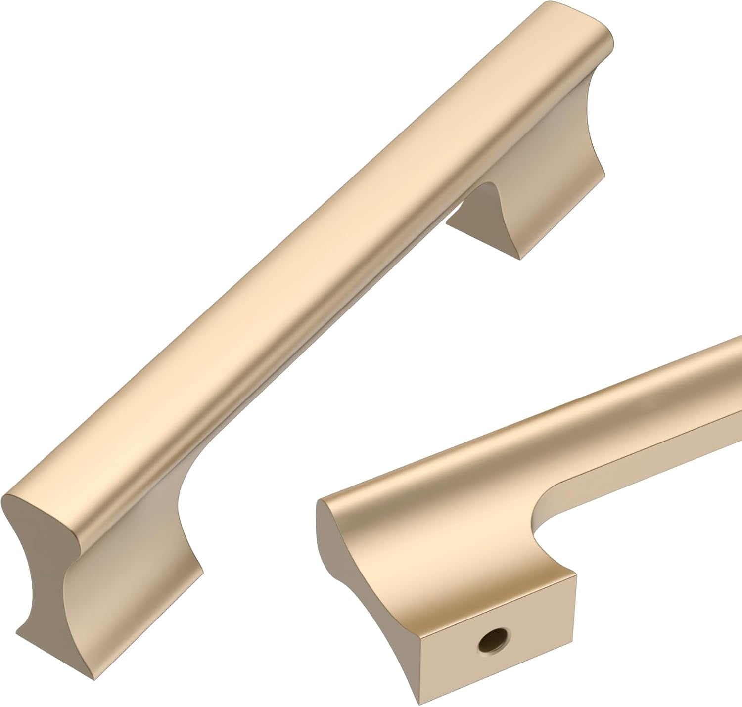 Asidrama 10 Pack 3.75 Inch Champagne Copper Cabinet Handles