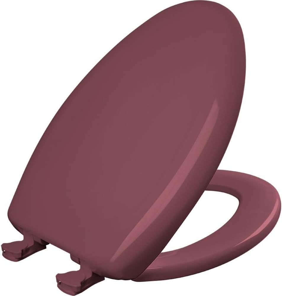 Bemis Classic Colors Raspberry Toilet Seat for Elongated Toilets