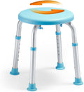 360 Swivel Shower Chair, 400lb Capacity, Tool-Free Height Adjust