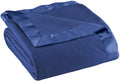 OakRidge Satin Fleece Blanket for Year-Round Warmth and Comfort