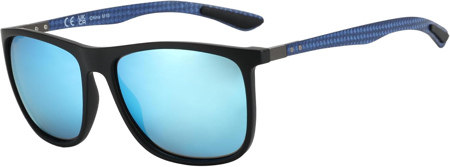ZENOTTIC Square Polarized Sunglasses for Men with UV400 Protection