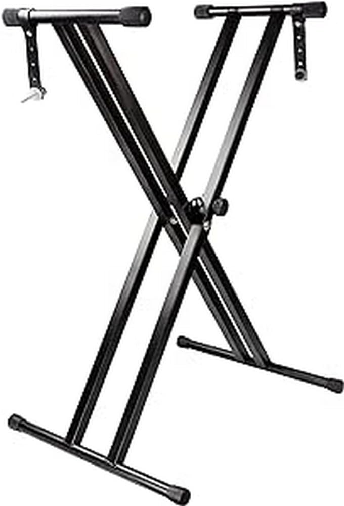 RockJam Adjustable Keyboard Stand for Ultimate Stability & Security