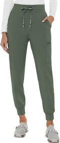 Med Couture Women's Cargo Scrub Jogger Pants (Style 9ND9)