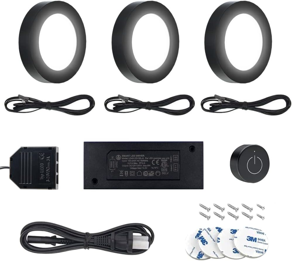 VST Under Cabinet Lighting with Wireless Dimmer Switch for Kitchens