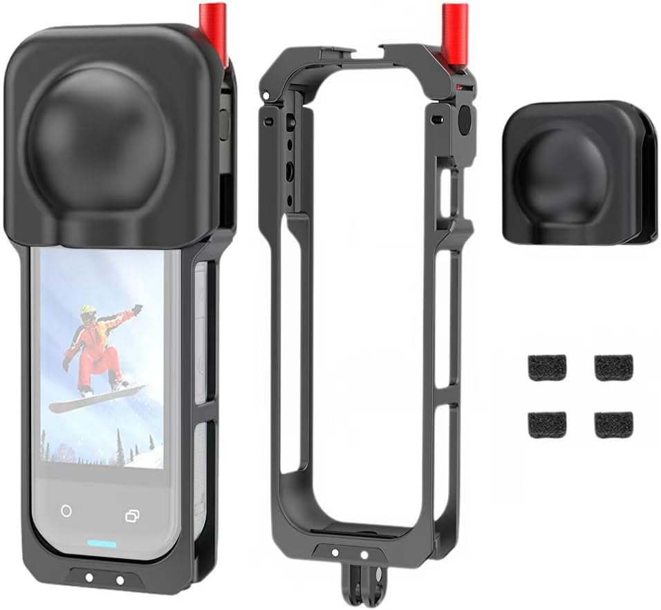 Metal Multifunction Utility Frame for Insta360 X5 Camera Use