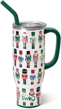 30oz Mega Mug Classic Nutcracker Tumbler with Handle - Large Insulated