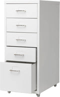 MIOCASA 5 Drawer Metal File Cabinet Mobile Underdesk Chest - Compact