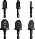 Hymnorq HVAC Tube Swaging Tool 6PC Drill Bit Set - Copper Pipe
