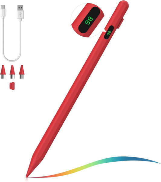 MoKo Red Stylus Pen with Power Display