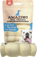 Amazing Dog Treats Beef Cheek Rolls - Mega Thick 5-6in - Long Lasting
