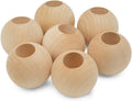 Wood Dowel Caps 1-1/2 in Diameter with 5/8 in Hole - Unfinished Birch