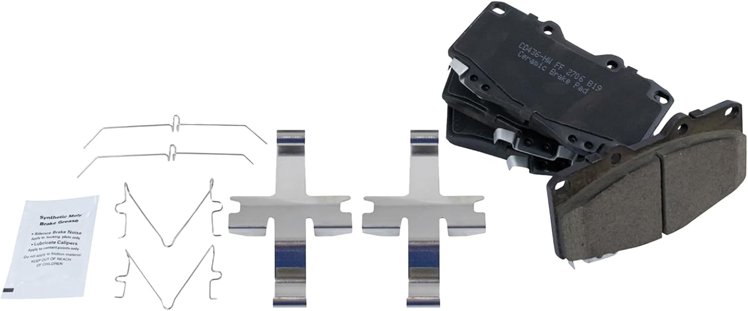 TRQ Front Brake Pads Ceramic for 1990-2002 Toyota 4Runner