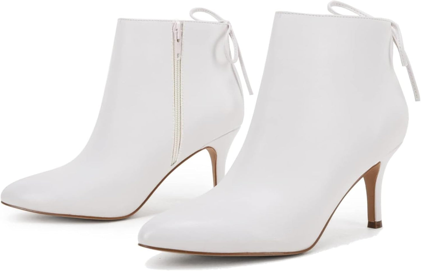Womens Pointed Toe Heels Ankle Booties for Stylish Comfort