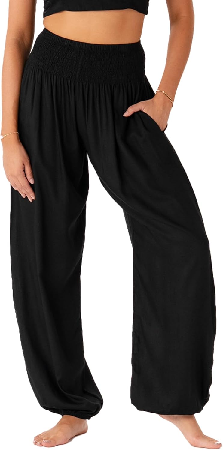 Lotus and Luna Women's Harem Pants for Beach & Lounge Style