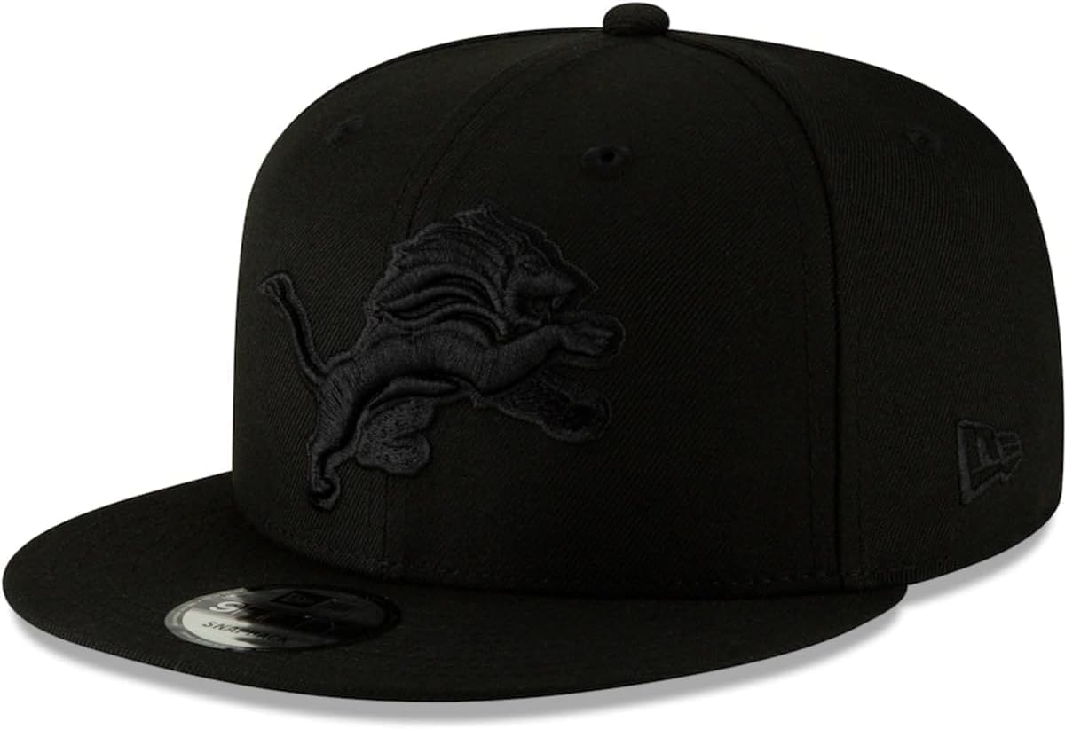 New Era NFL 9FIFTY Black On Black Adjustable Snapback Hat