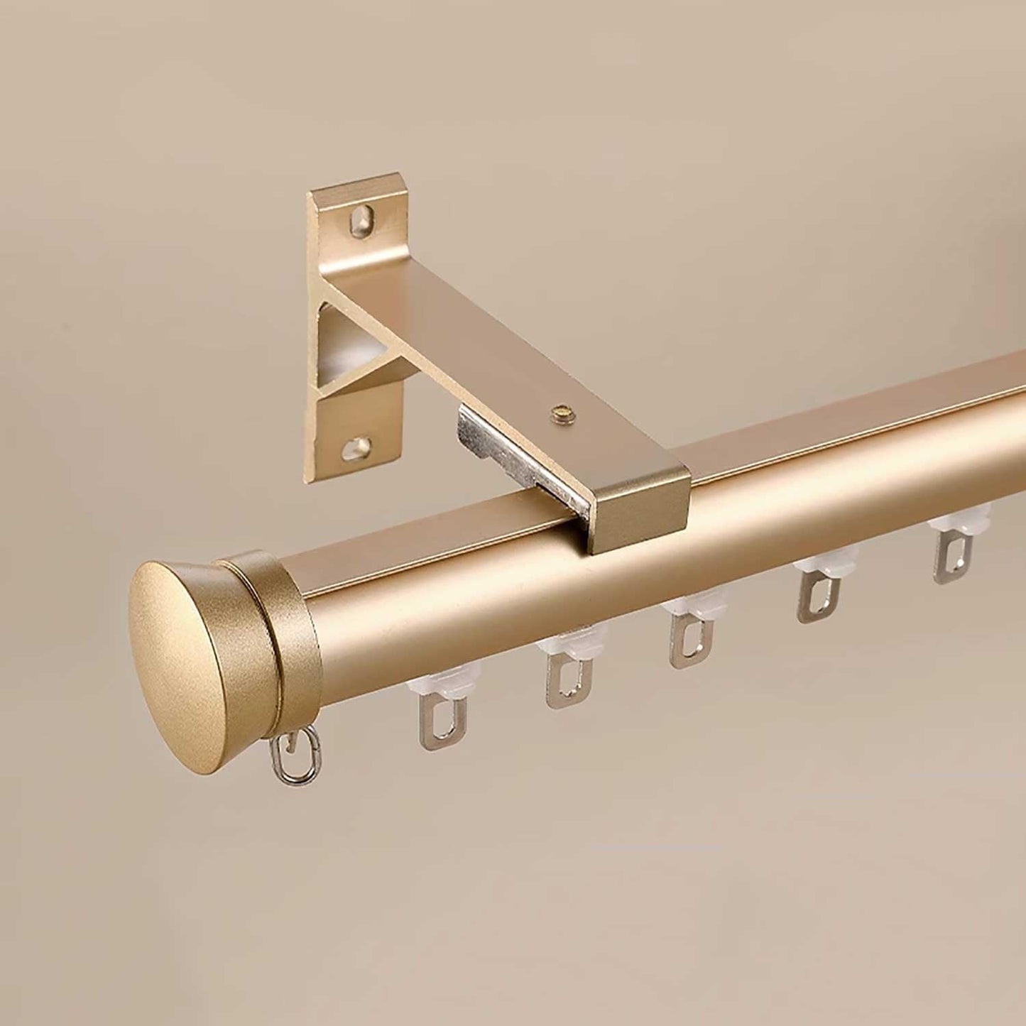 Easy-Install Gold Curtain Rail System - 16.4ft