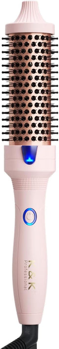1.5 Inch Ceramic Tourmaline Ionic Curling Brush Volumizer - Root