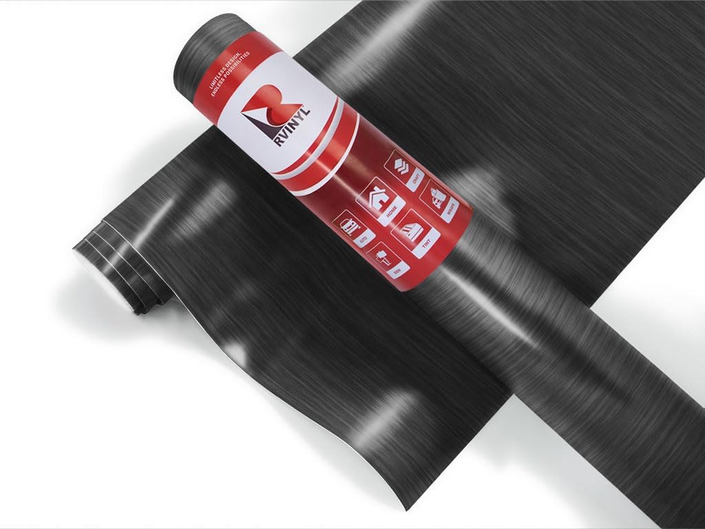 3M 2080 Series Brushed Black Metallic Vinyl Car Wrap Film