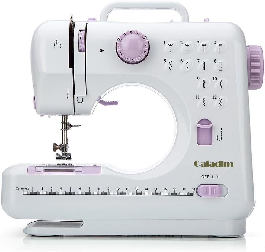 Galadim Mini Sewing Machine - Easy Stitching for Beginners!