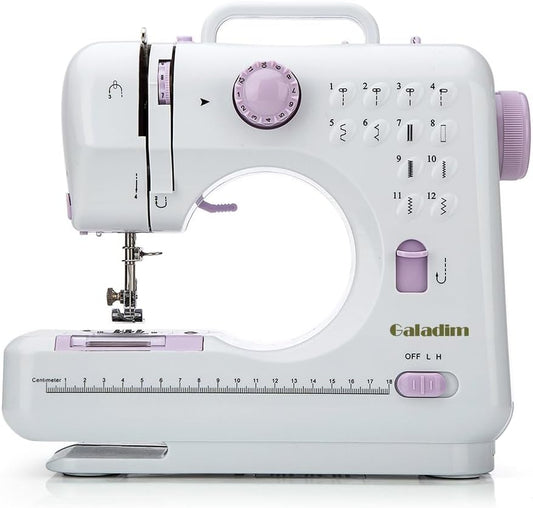 Galadim Mini Sewing Machine - Easy Stitching for Beginners!