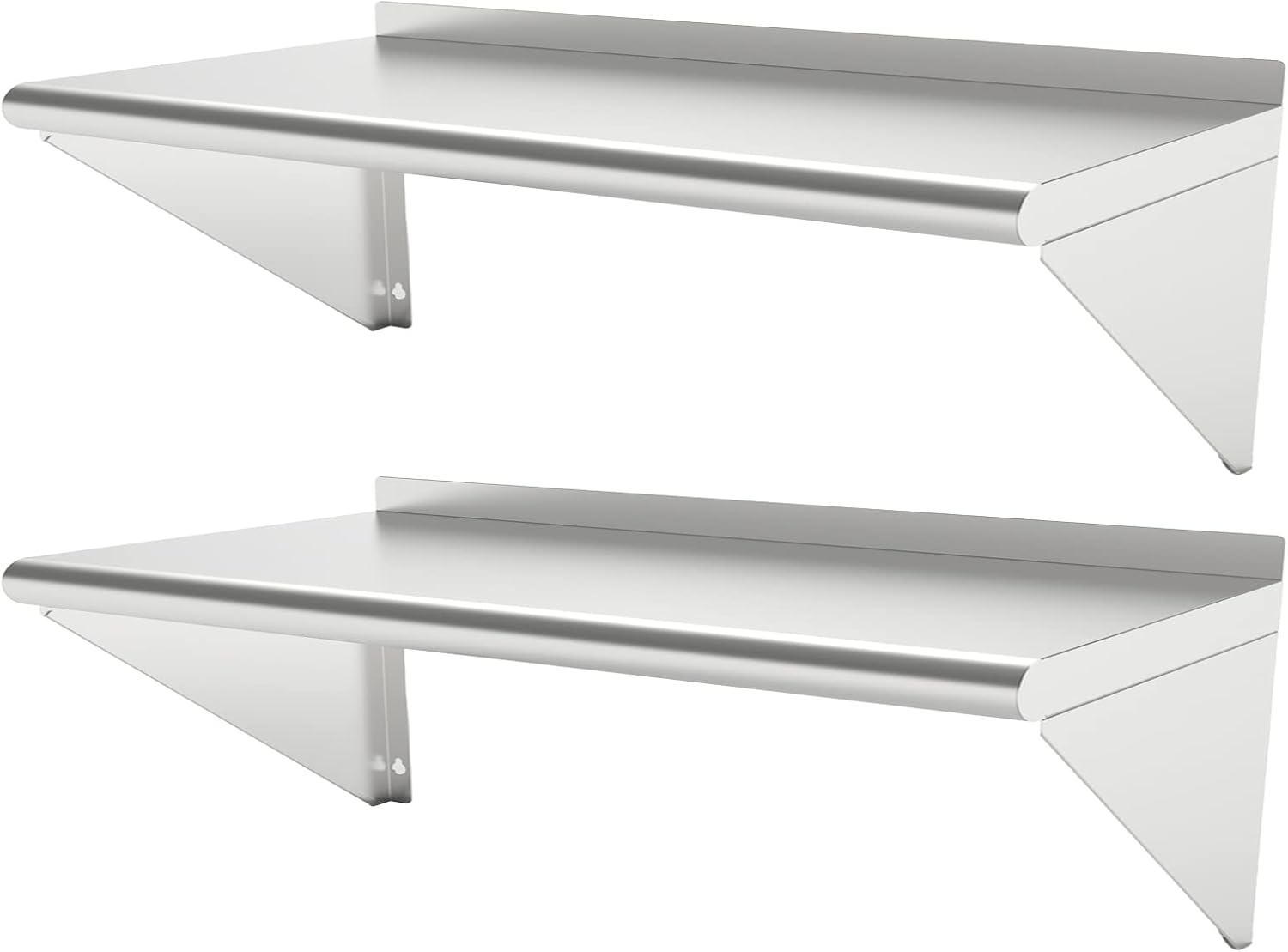 12x48 Stainless Steel Wall Mounted Shelf for Kitchen & More