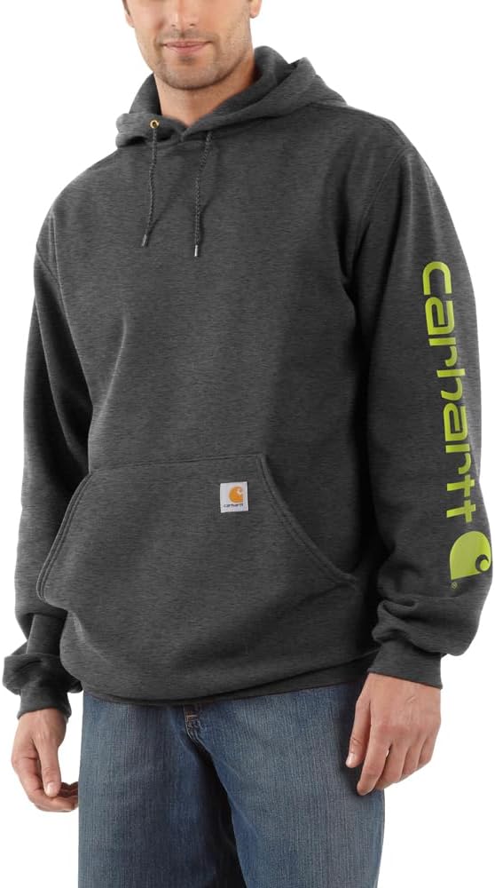 Carhartt Men's Loose Fit Midweight Logo Sleeve Sweatshirt