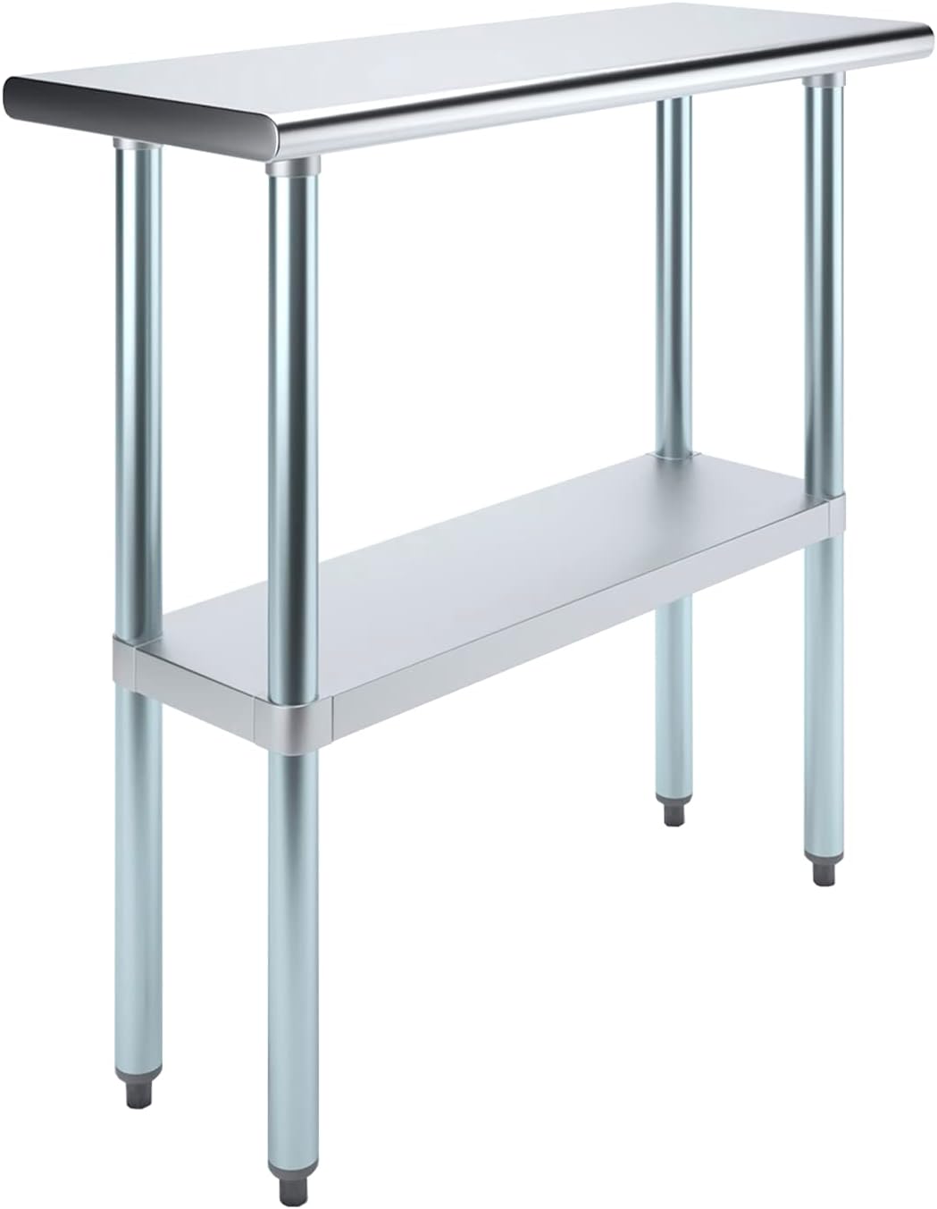 Heavy-Duty Stainless Steel Work Table for Kitchen and Garage