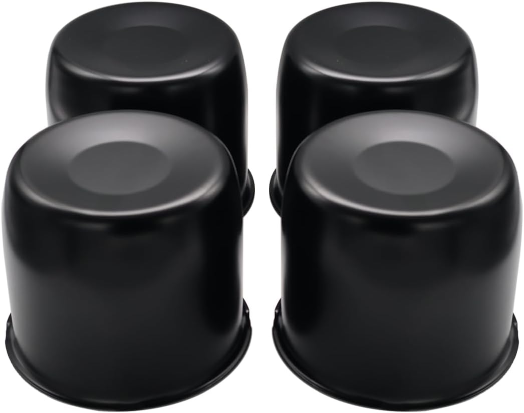 4 Pack 4.25 Inch Center Caps for Trailer Truck RV Wheel Rims