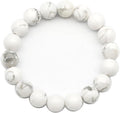 Natural Fluorite Beaded Stretchy Bracelet - Genuine Green (Style 5TF1)