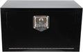 24 in Underbody Truck Tool Box Steel Storage - Black Waterproof