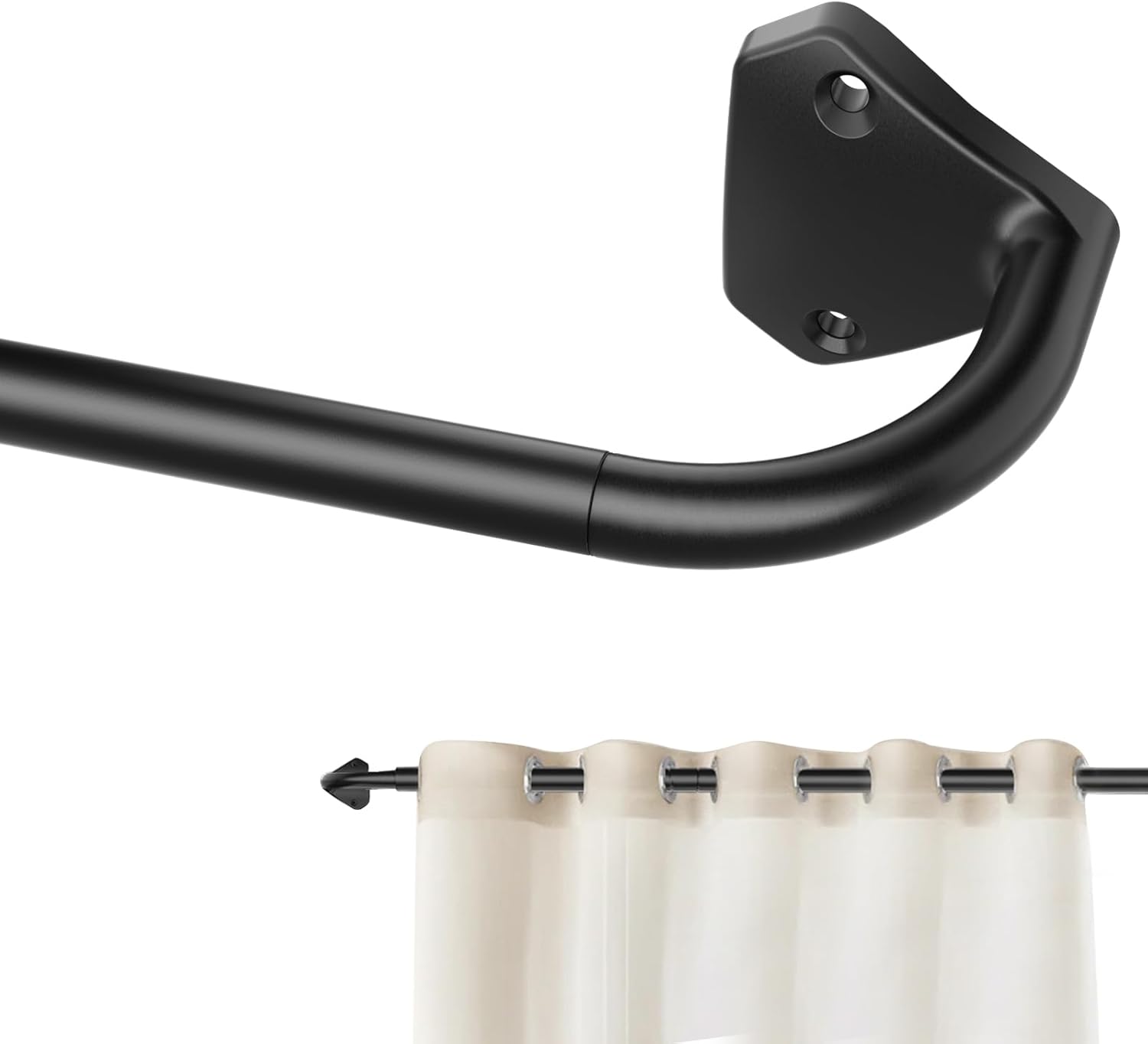 Adjustable Blackout Curtain Rods: Perfect for Any Window Size!