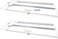 Glass Canopy for Aquariums 60 in x 18 in with Center Brace