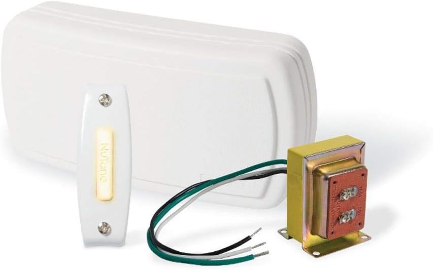 Broan-NuTone Builder Chimes Kit with Lighted Pushbutton, White