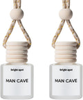 Car Air Freshener Man Cave Tobacco & Vanilla Scent - Long-Lasting
