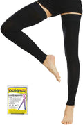 Beister Thigh High Footless Compression Sleeves 20-30 mmHg - Firm