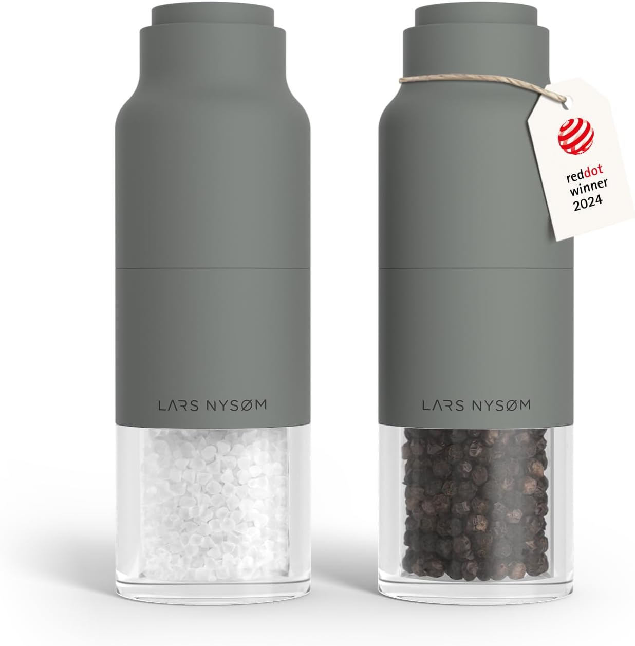 LARS NYSM Salt and Pepper Grinder Set for Stylish Cooking