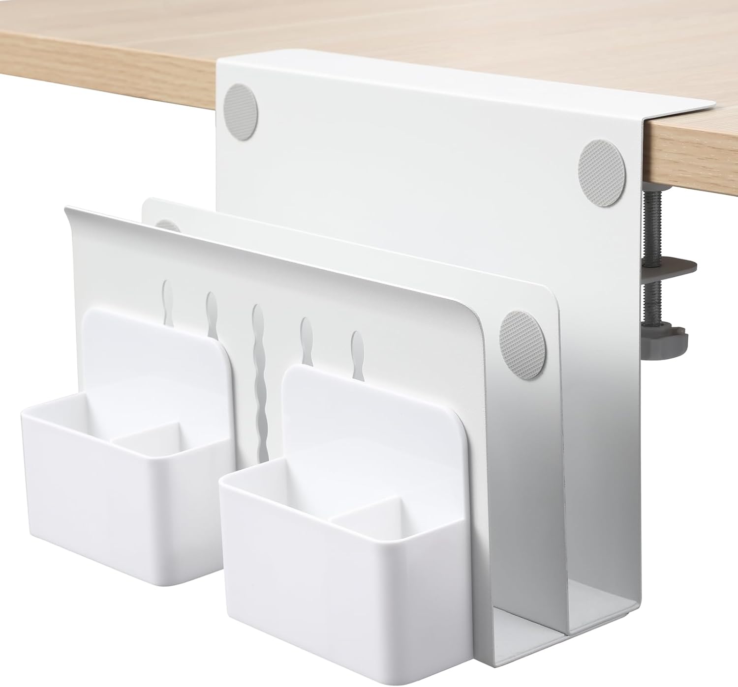 MAXECHO Desk Side Storage for Laptop and Office Supplies
