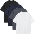Mens Oversized T-Shirts Fashion Loose Fit Crewneck Tshirt Material