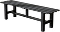 Aluminum Outdoor Weatherproof Bench 59 in - Lightweight, Durable
