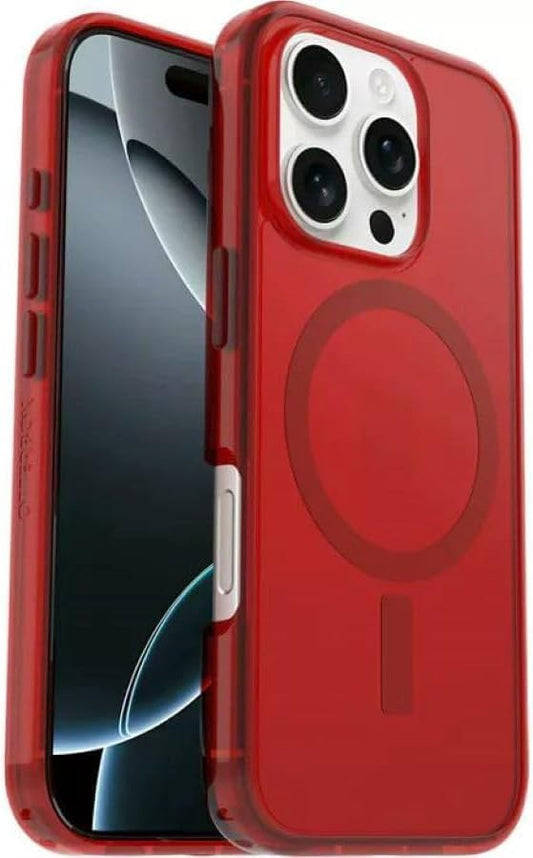 OtterBox iPhone 16 Pro Symmetry Case - Stylish Cherry Tomato Design
