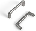 Goo-Ki 3 in Antique Silver Cabinet Pulls 6 Pack - Retro Zinc Alloy
