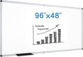 VIZ-PRO Magnetic Dry Erase Board 96 x 48 in - Large Foldable