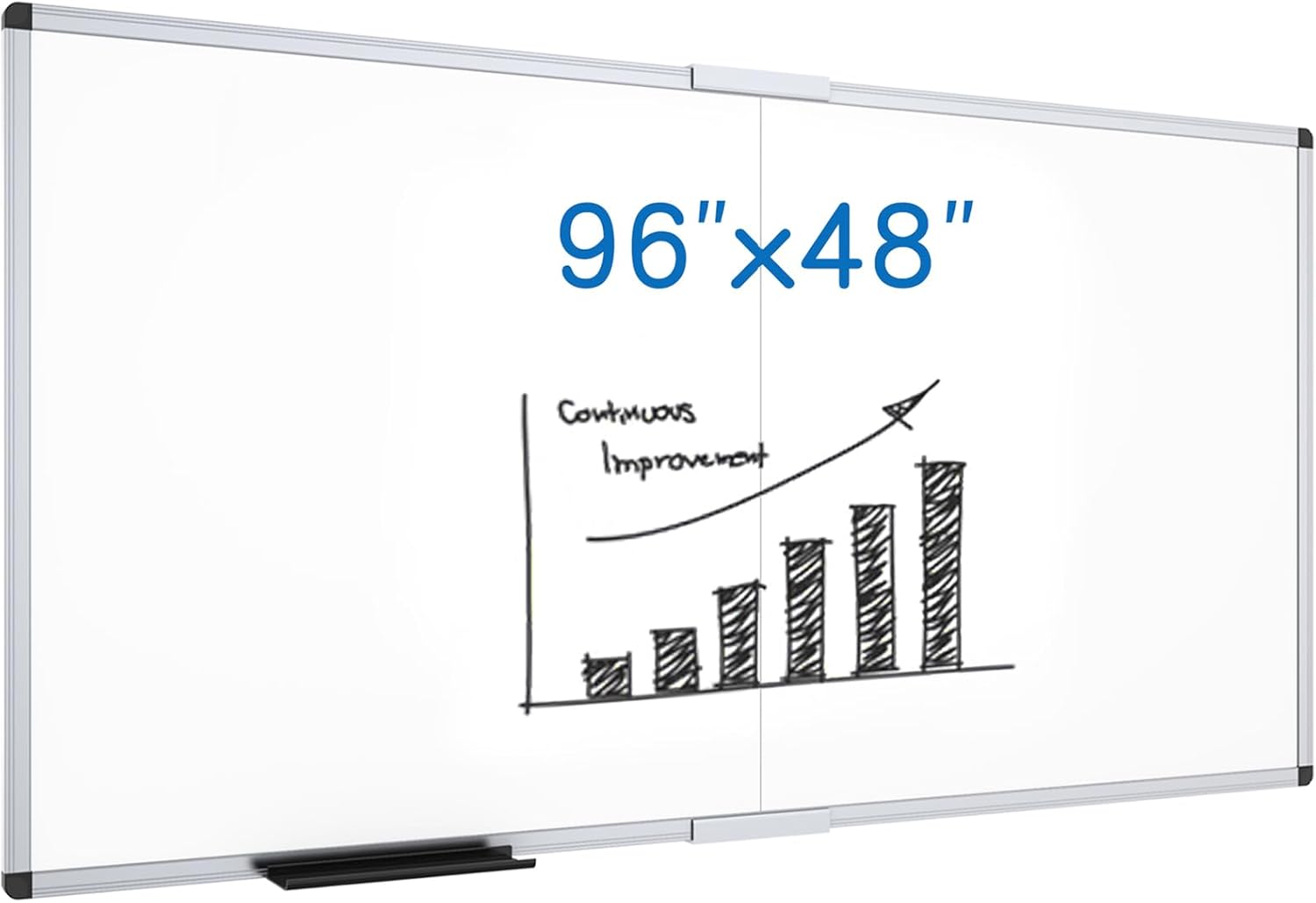 VIZ-PRO Magnetic Dry Erase Board for Home, Office, and School