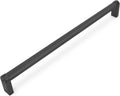 12-5/8 in Matte Black Knurled Cabinet Handles - 10 Pack